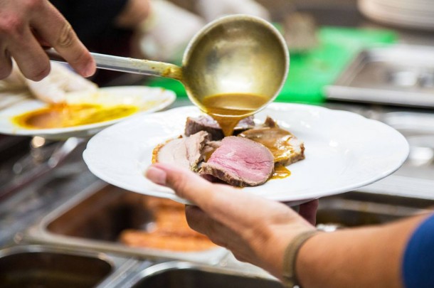 Rinderfilet zum Abendessen im 3-Sterne Hotel Brückenwirt