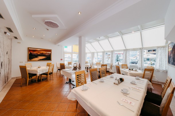 Speisen im Hotelrestaurant